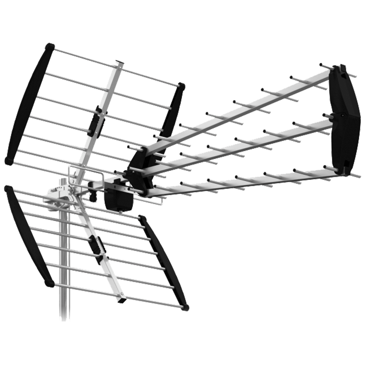 Amiko Antena Triplex Loga, 27 elementa,Alu, 15.5db, LTE filter - AHD 344 LTE
