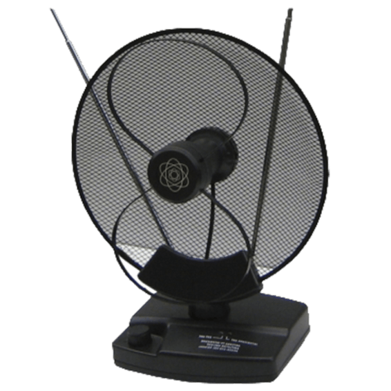 Falcom Antena sobna sa pojačalom, UHF/VHF, crna - ANT-204
