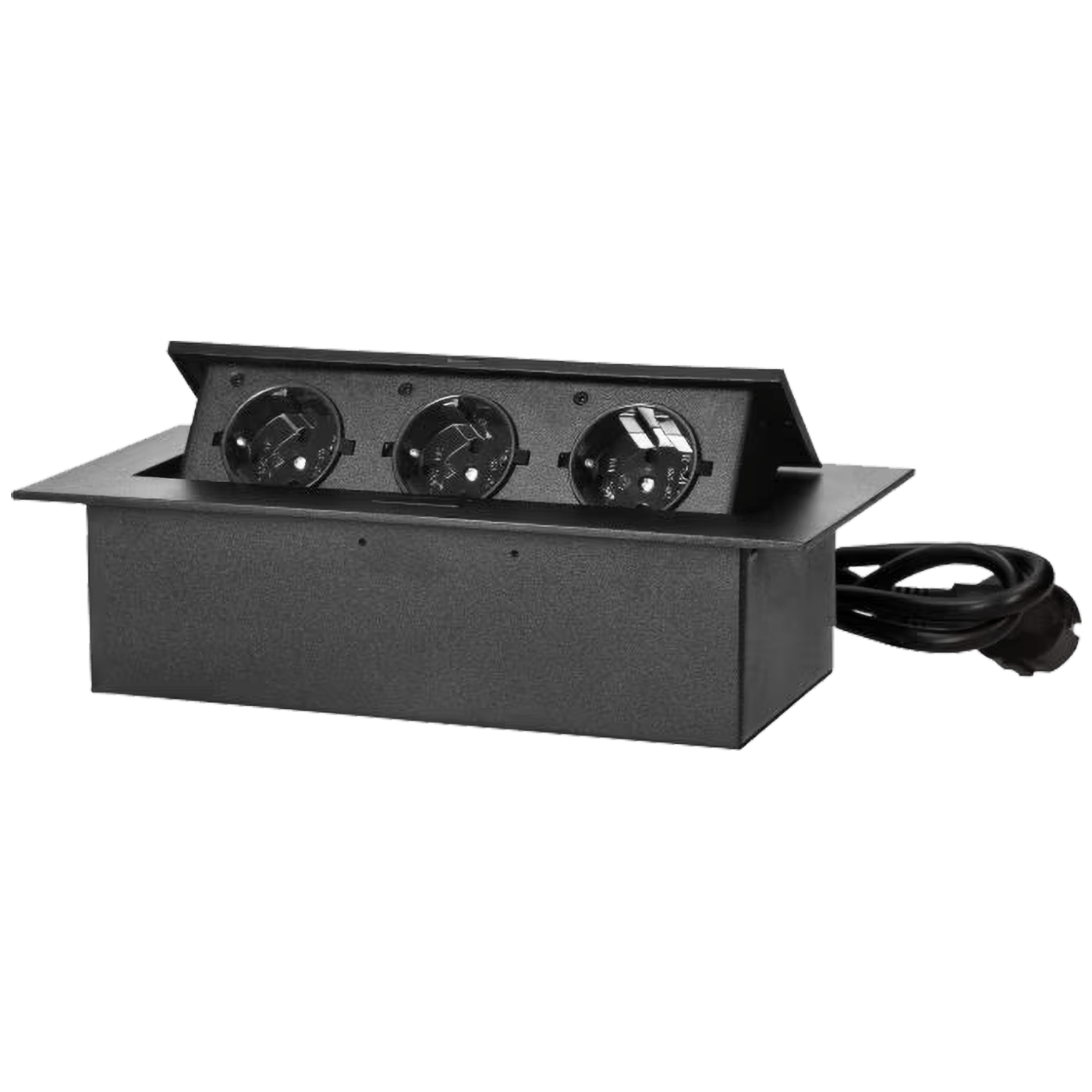 Orno Produžni kabel sa 3 x Schuko utičnice, ugradbena - OR-GM-9037(GS)/B