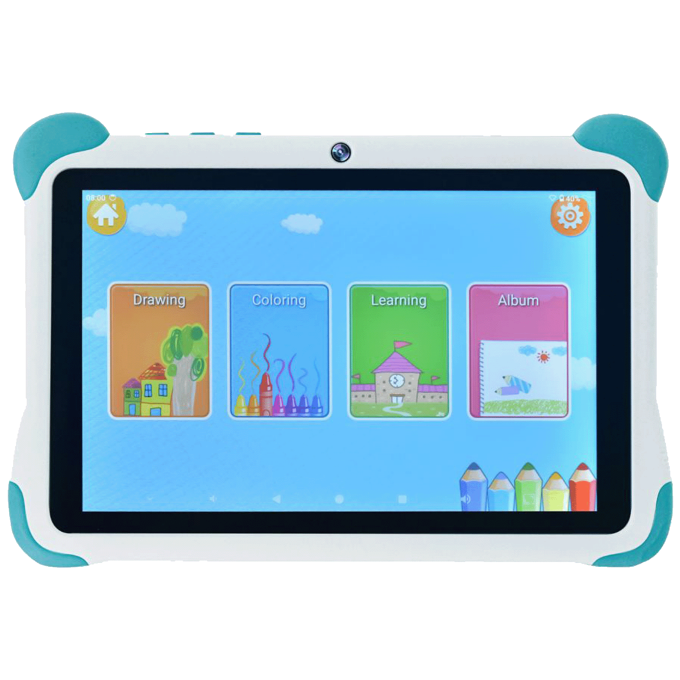 MeanIT Tablet 8", Android 14 Go, 3GB / 32GB, WiFi - K28 Fun Kids