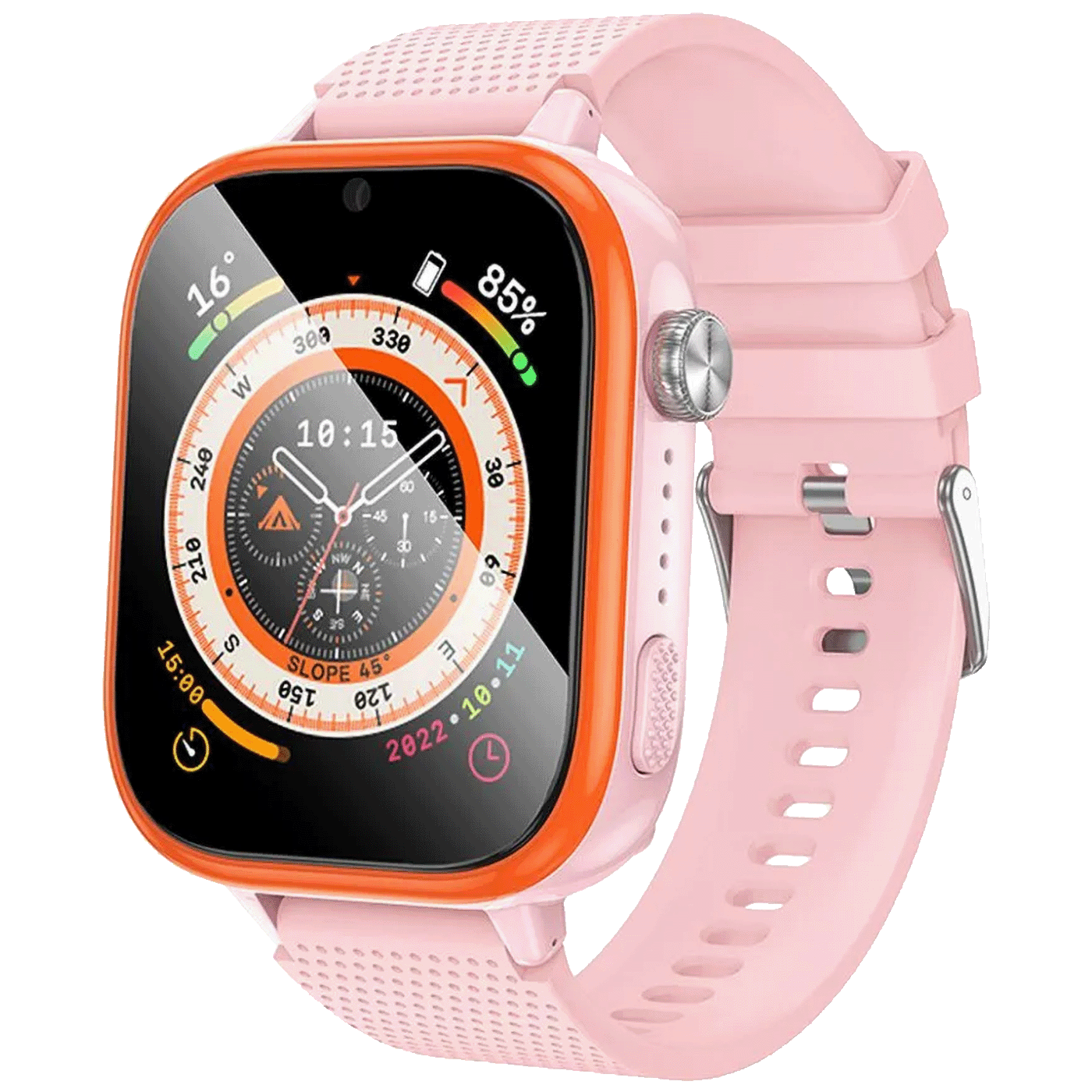 hoco. Pametni sat za djecu, 1.83" ekran, 4G, Nano SIM - Y101 Pink