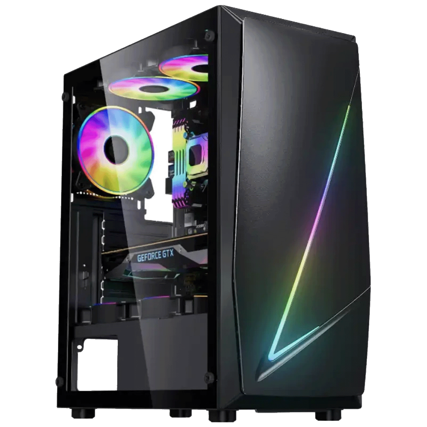 Zeus Desktop PC, Ryzen 5 5500, RX6600, 16GB DDR4, SSD 1 TB - Ryzen 5 5500/16GB/1TB/RX6600
