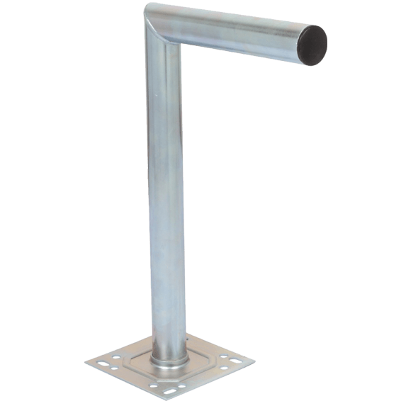 Falcom Nosač zidni  45cm, pocinčani, oblik L, proširene rupe - NL45