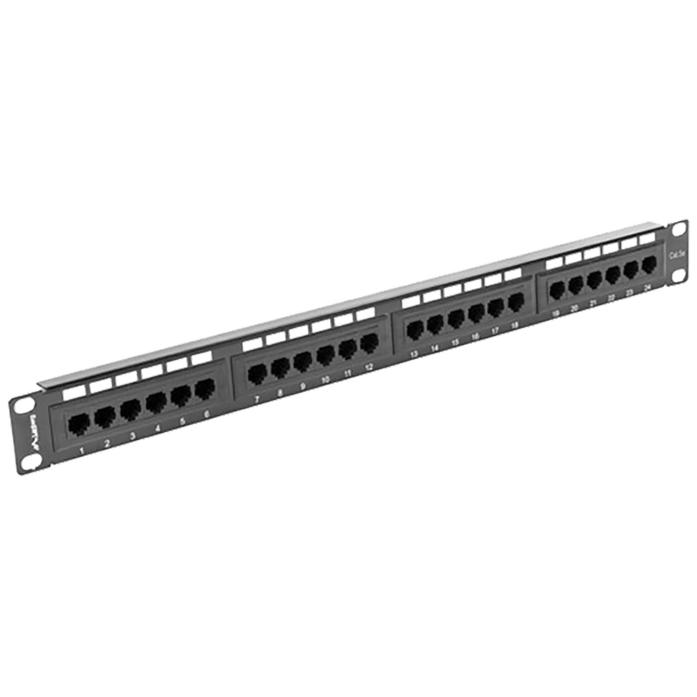 Lanberg Patch panel, 1U, 24 portni - Patch Panel 24 port 1U
