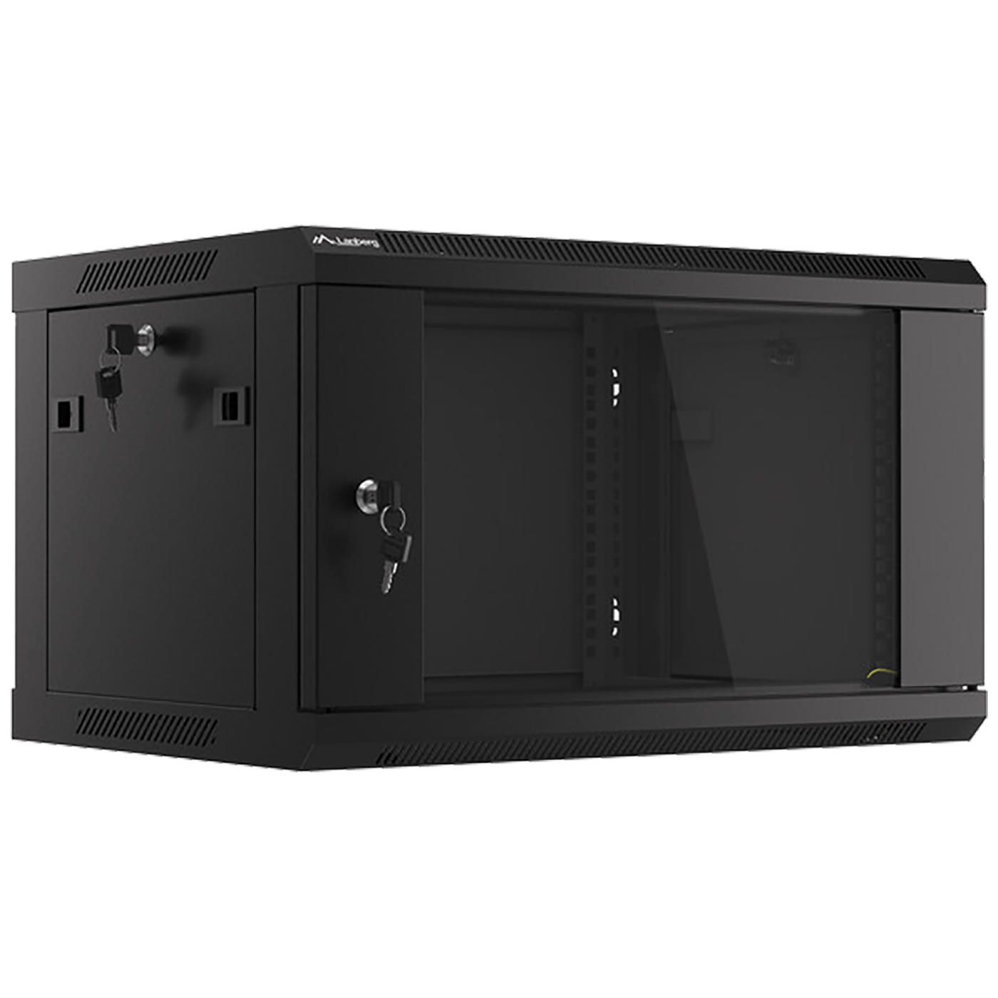 Lanberg Rack Ormar, 600 / 368 / 450 mm - RACK CABINET 6U, 19", Black