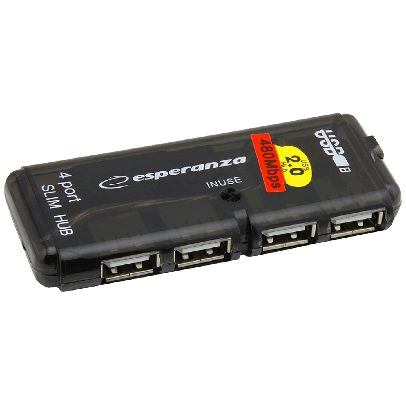 Esperanza USB2.0 razdjeljnik,  HUB, 4 porta - EA112