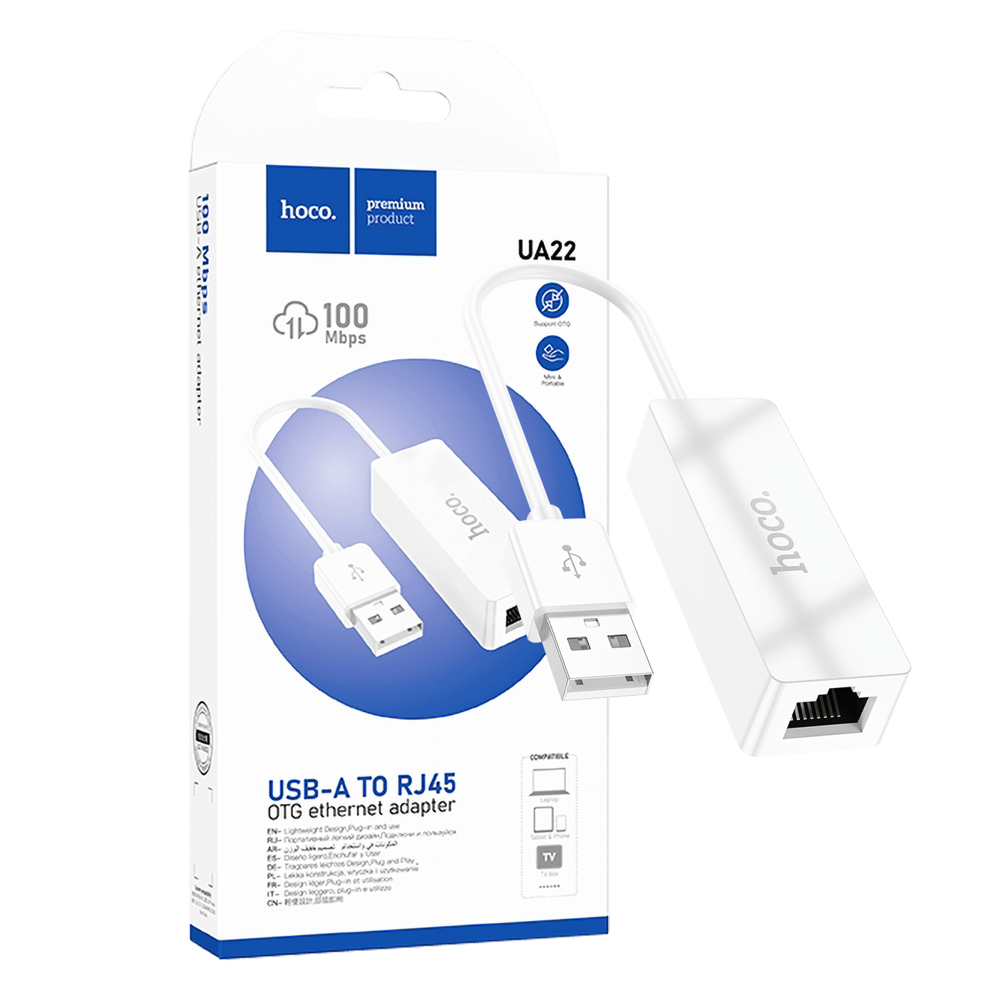 hoco. Adapter USB na LAN - UA22