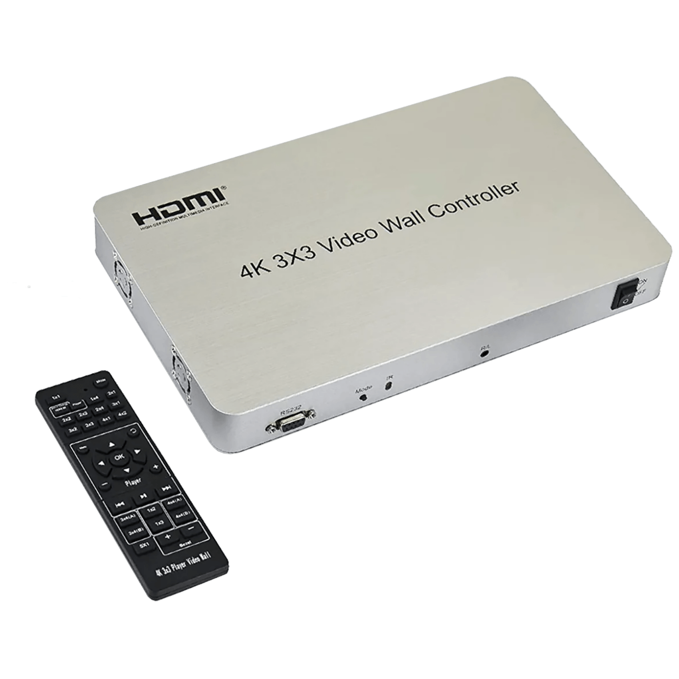 Falcom HDMI razdjelnik, video zid, 1 HDMI ulaz - 9 HDMI izlaza, 4K - HDMI 3x3 4K