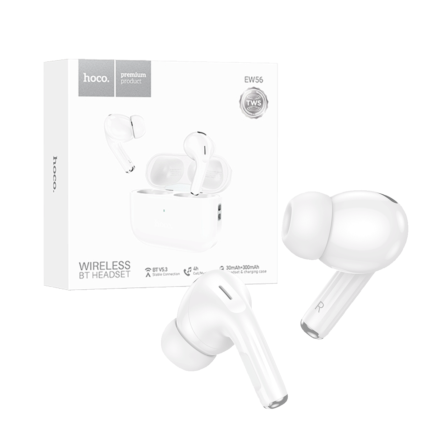 hoco. Slušalice bežične sa kutijicom za punjenje, Bluetooth - EW56 Generoso
