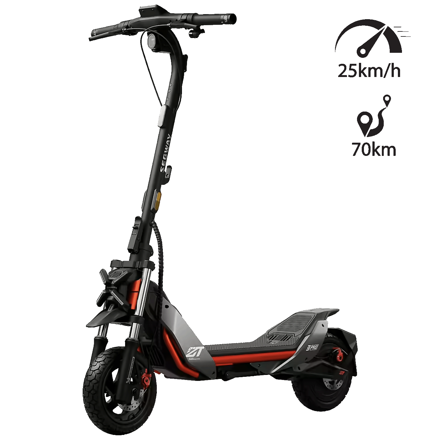 Segway Električni Romobil, 25 km/h, Domet do 70 km - ZT3 Pro E