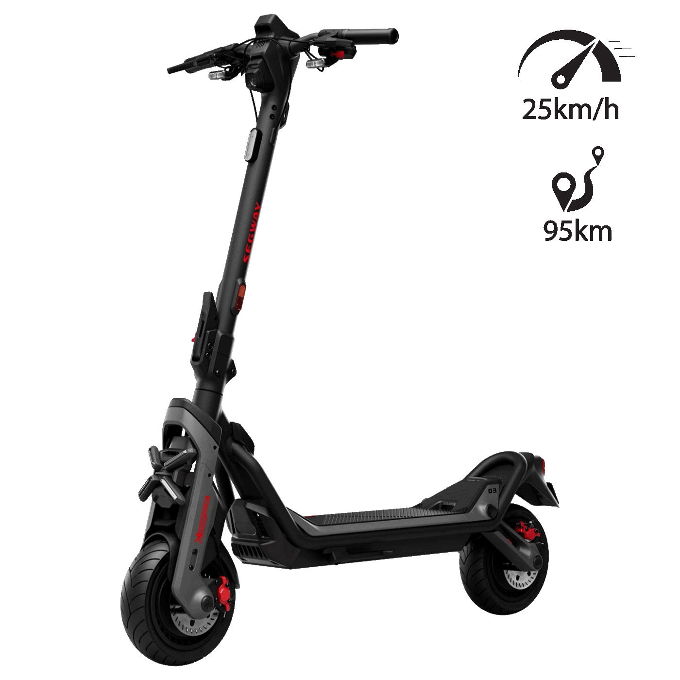 Segway Električni Romobil, 11" točkovi, 25 km/h, Domet do 90 km - GT3 E (AA.06.02.01.0004)