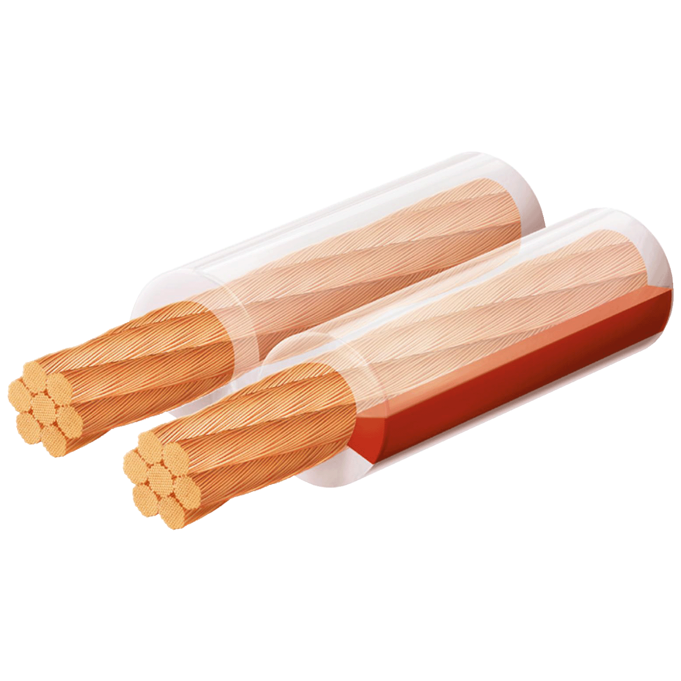 USE Kabel za zvučnike 2 x 4 mm, transparent, 50 met. - KLS 4T