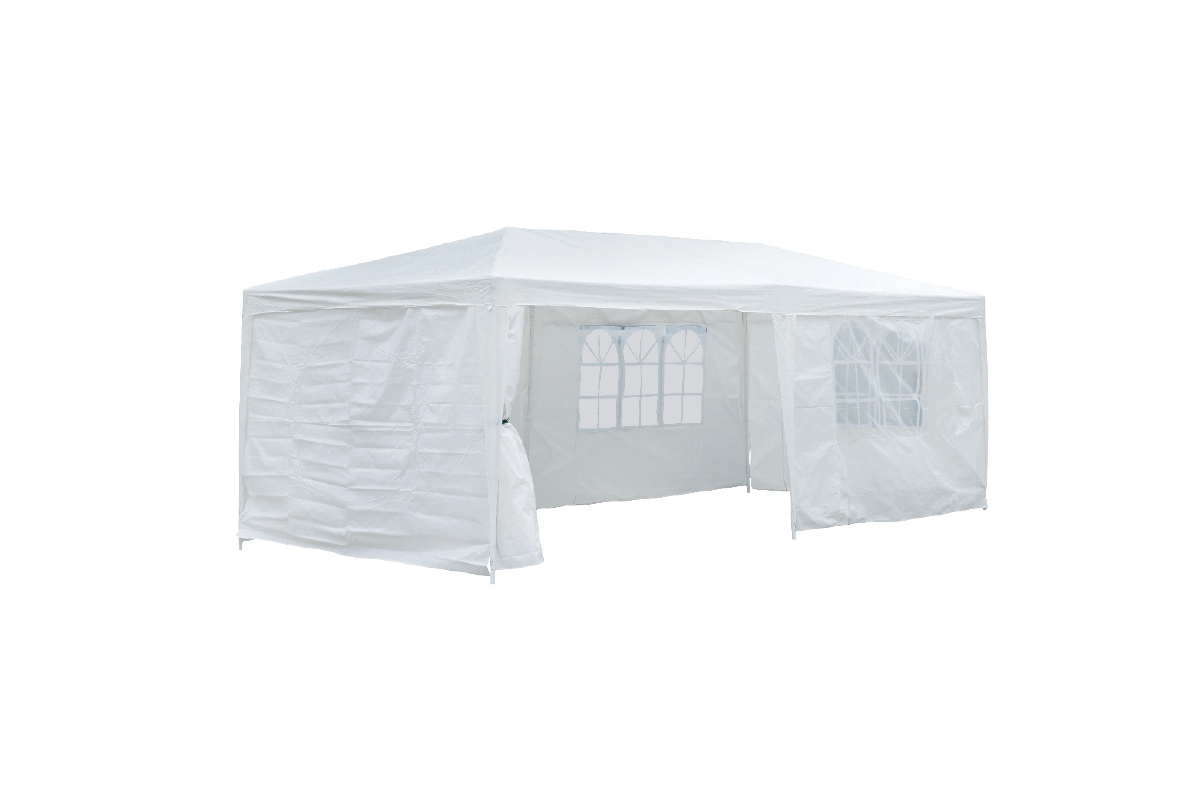 Tenda 3X6 m sa bocnim stranama - bela