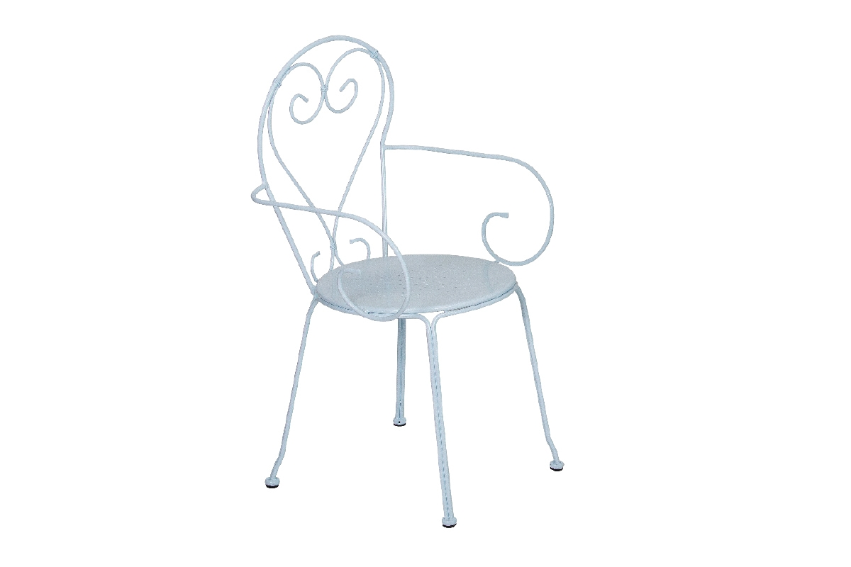 Stolica metalna MOKA 51x52x89cm - bela