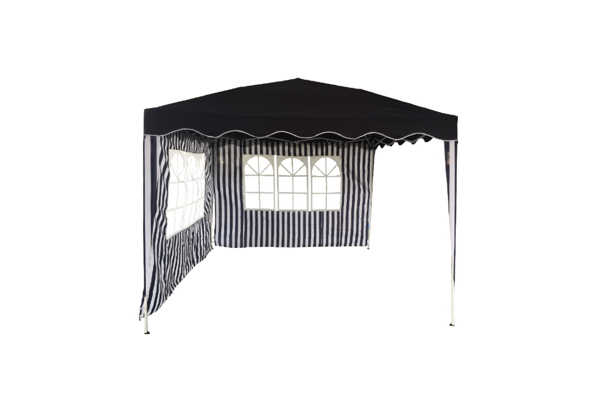 Tenda 3X3 plavo/bela sa bocnim stranama
