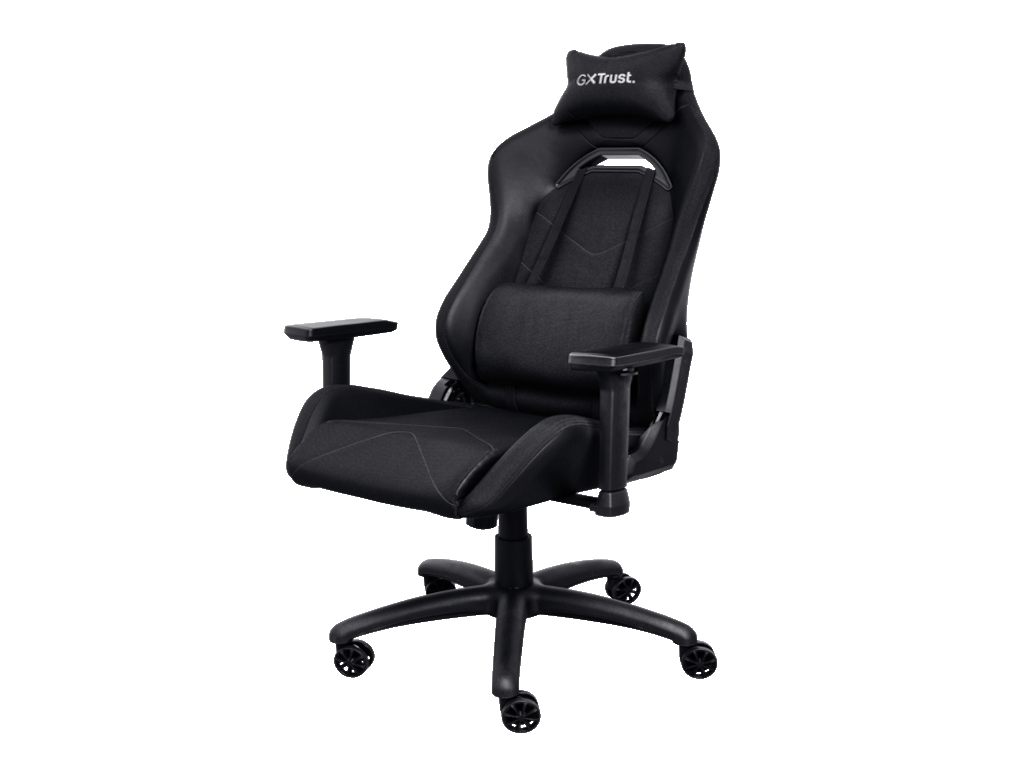 Trust GXT 714 gaming stolica RUYA, crna, udobna, podesiva, ergonomska, eco materijal