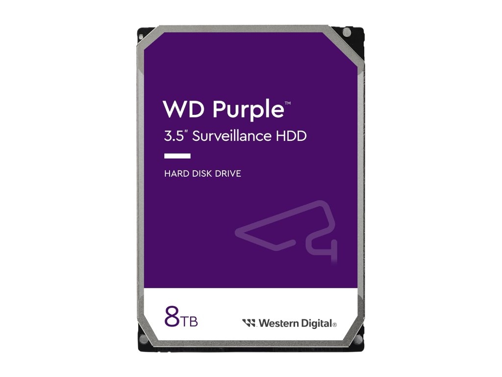 WD HDD 8TB SATA3 256MB PurpleSurveillance
