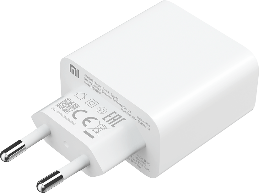 Xiaomi punjač 33W 1x USB-C, 1x USB-A