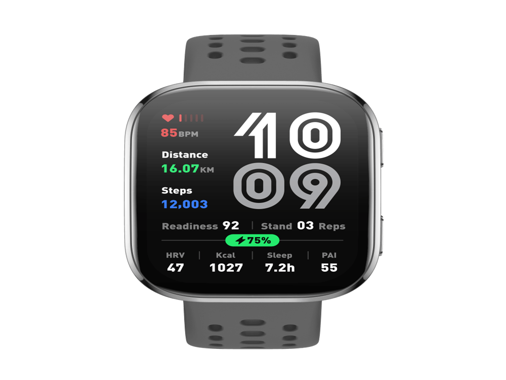 Amazfit Bip 6 CharcoalVibrant 1.97" Display, 24/7health monitoring, 14 days baterry life