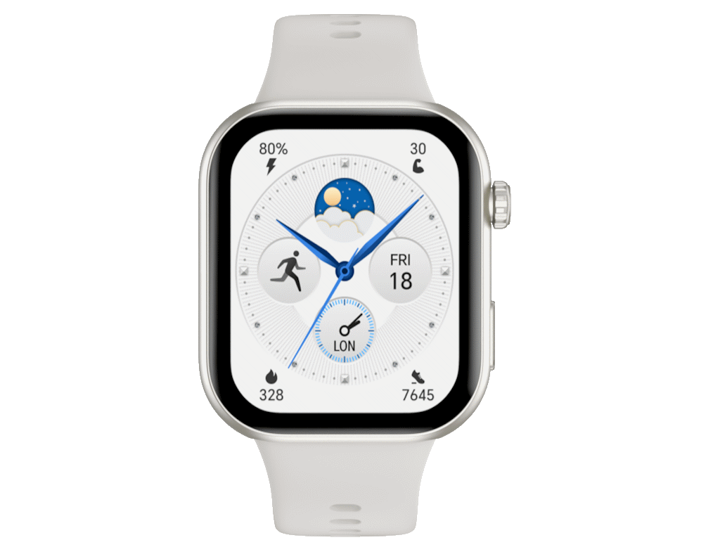 HONOR Choice Watch 2i White1.85 AMOLED, 14 days baterrylife, Bluetooth call, 109 Sports type