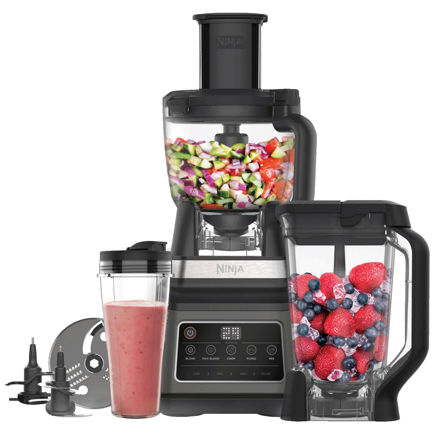 Ninja Blender, 3u1, 2.1 lit./1.8 lit./700ml., 1200W, Auto-iQ - BN800EU