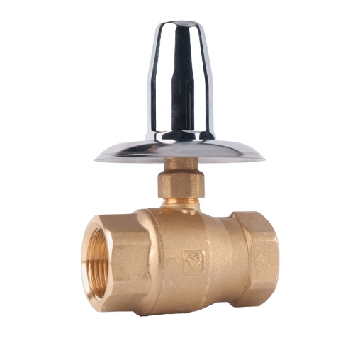 KOVINA VENTIL SA NIKL KAPOM 1/2 KOVINA UKRASNI 23000