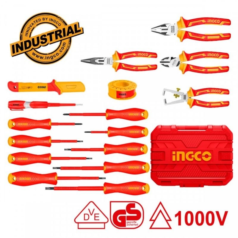 INGCO SET ELEKTRIČARSKI ŠARAFCIGERA 16/1 HKITH1601