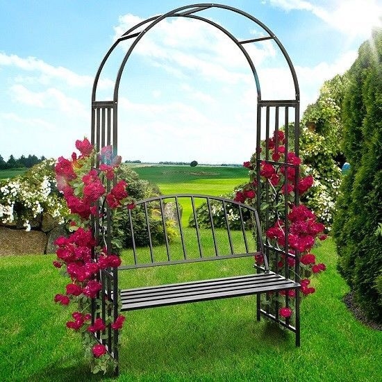 VRTNA KLUPA SA LUKOM 114X55X206CM 211024