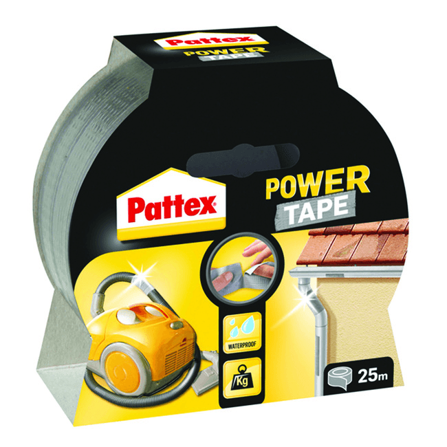 PATTEX Pattex power tape srebrena 25m