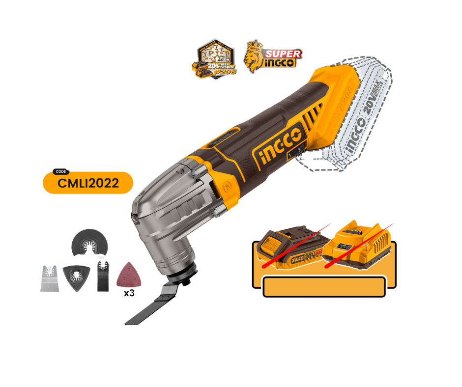 INGCO MULTIFUNKCIONALNA BRUSILICA 20V CMLI2022 SOLO