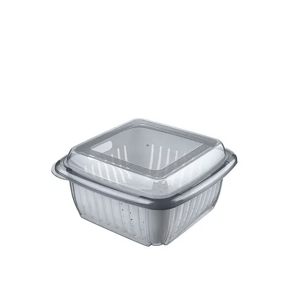 TUFFEX Zdjela sa poklopcem+ocjeđivač 2,4l TP736