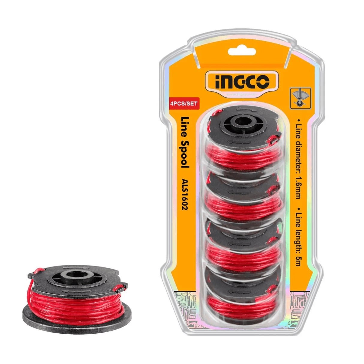 INGCO Silk za trimer 4/1, 1,6mm ALS1602
