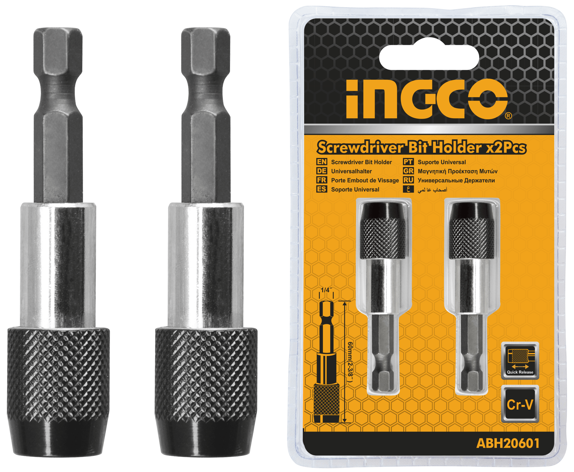 INGCO Set bitova 2/1 60mm ABH20601