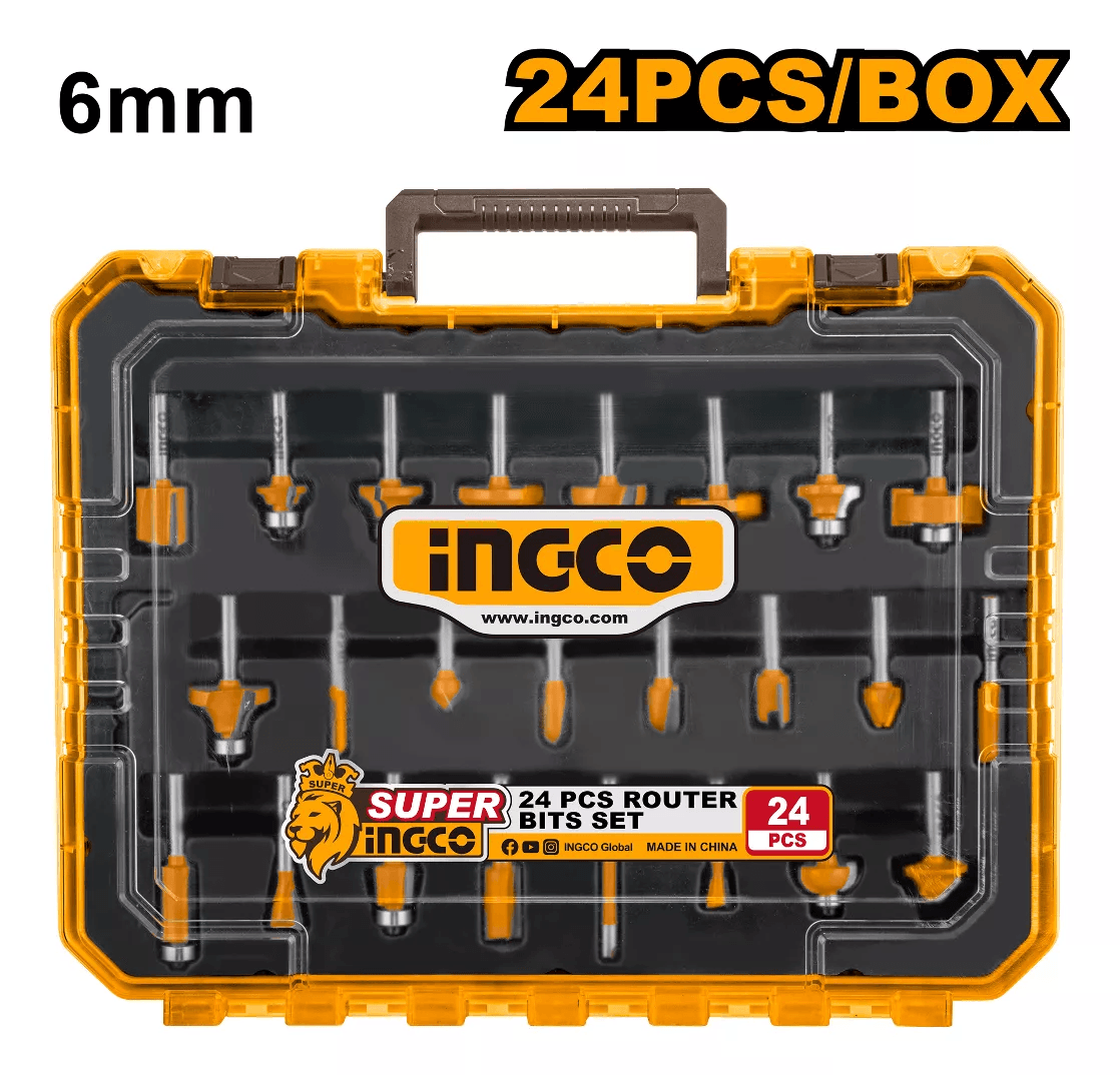 INGCO Set nastavaka za frezer 24/1 AKRT24062