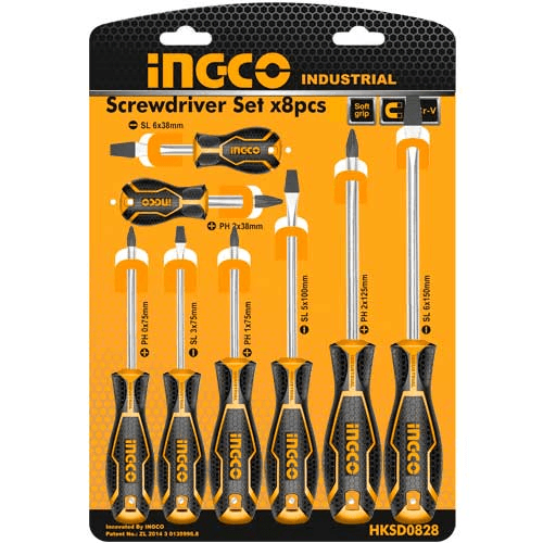INGCO Set odvijača 8/1 HKSD0828
