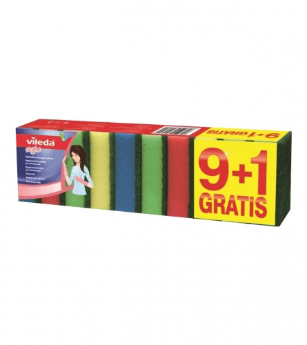 VILEDA Spužvice 9+1 kom
