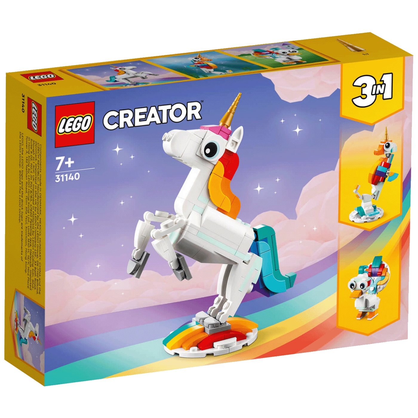 Lego Magični jednorog, LEGO Creator 3in1