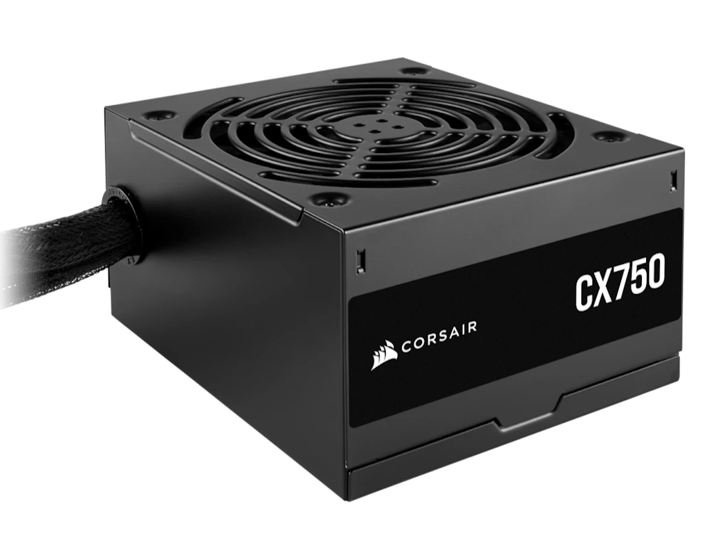CORSAIR PSU 750W CX75080 PLUS, Bronze120mm Low-Noise fan, ATX