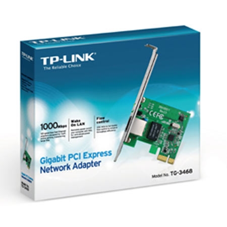 Mrežna kartica TP-Link PCI-E 1000M,Realtek RTL8168B,32-bit, TG-3468 10/100/1000