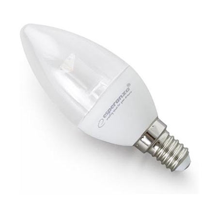 LED sijalica ESPERANZA, C37 LENS E14 5W, warm white, A+, 430 lm, ELL121
