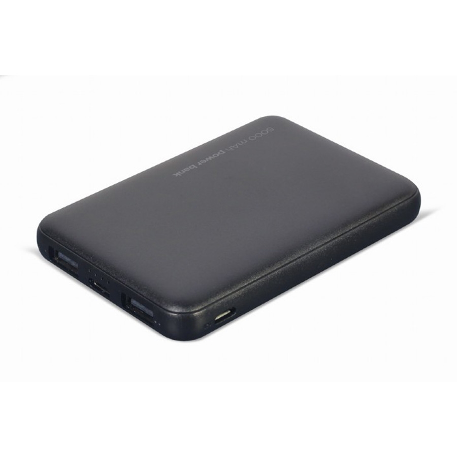 Gembird Ext.baterija 5000mAh, Powerbank, PB05-02, black