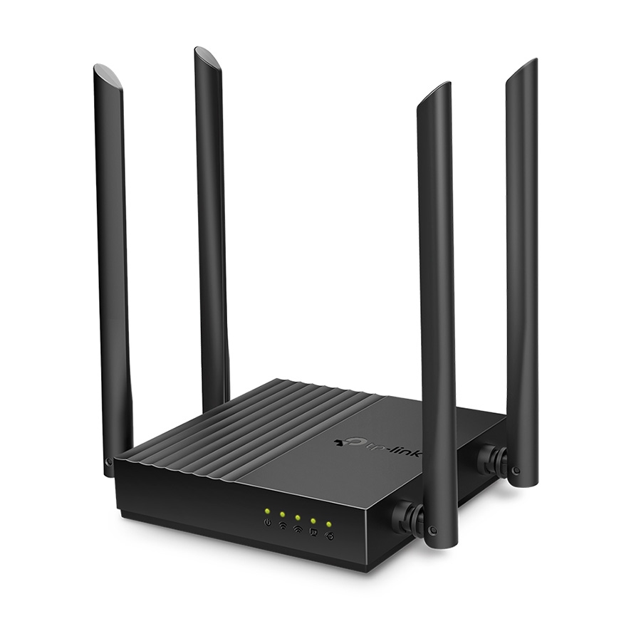 Router TP-Link Archer C64 AC1200 Wireless MU-MIMO WiFi Router, 4xG LAN, 1xG WAN, 400 Mbps + 867 Mbps 802.11ac Wave2 WiFi, MU-MIM, ARCHER-C64