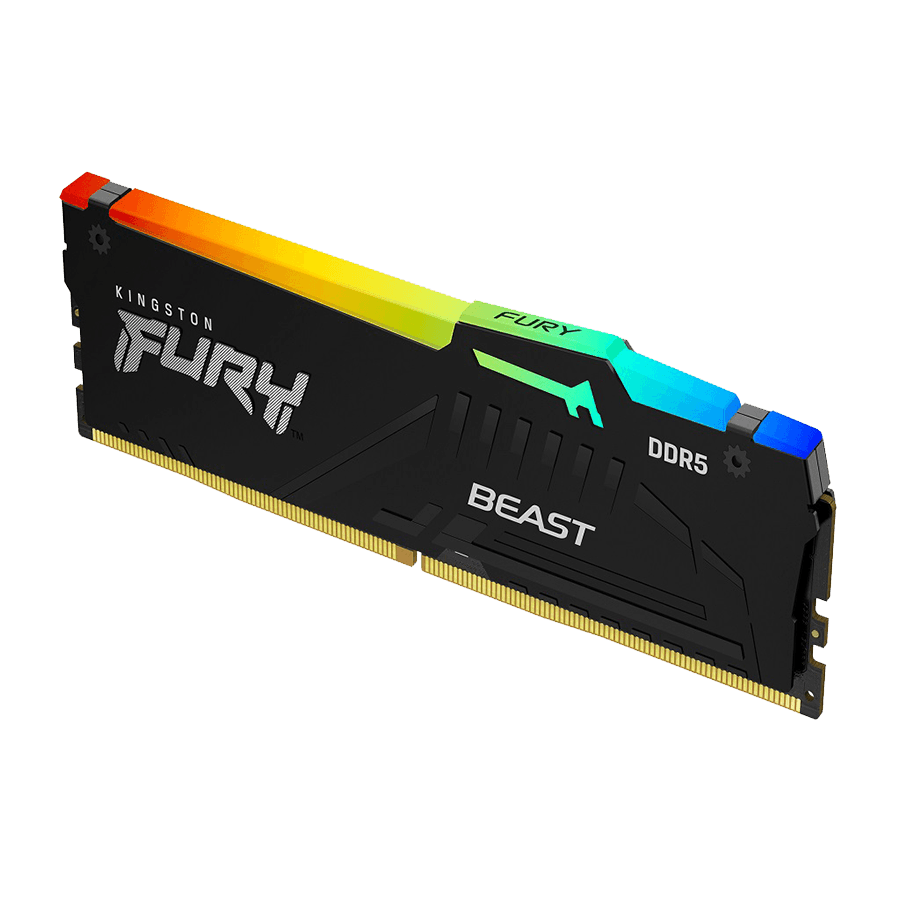 Kingston 32GB 5600MHz DDR5 RGB Fury Beast RGB CL40, XMP 3.0 Ready KF556C40BBA-32