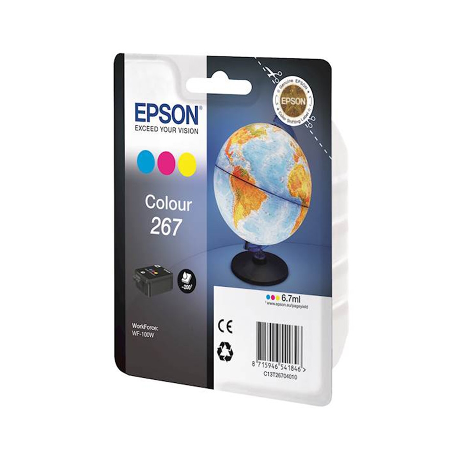 Tinta EPSON 267 Color za mobilni printer WF-100W  