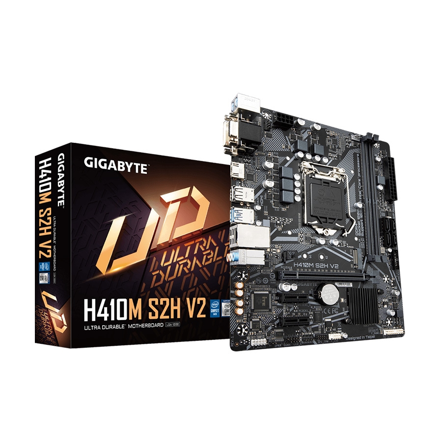 Gigabyte MB H410M S2H V2 LGA1200;2xDDR4; M.2; 4xSATA VGA,DVI,HDMI,micro ATX