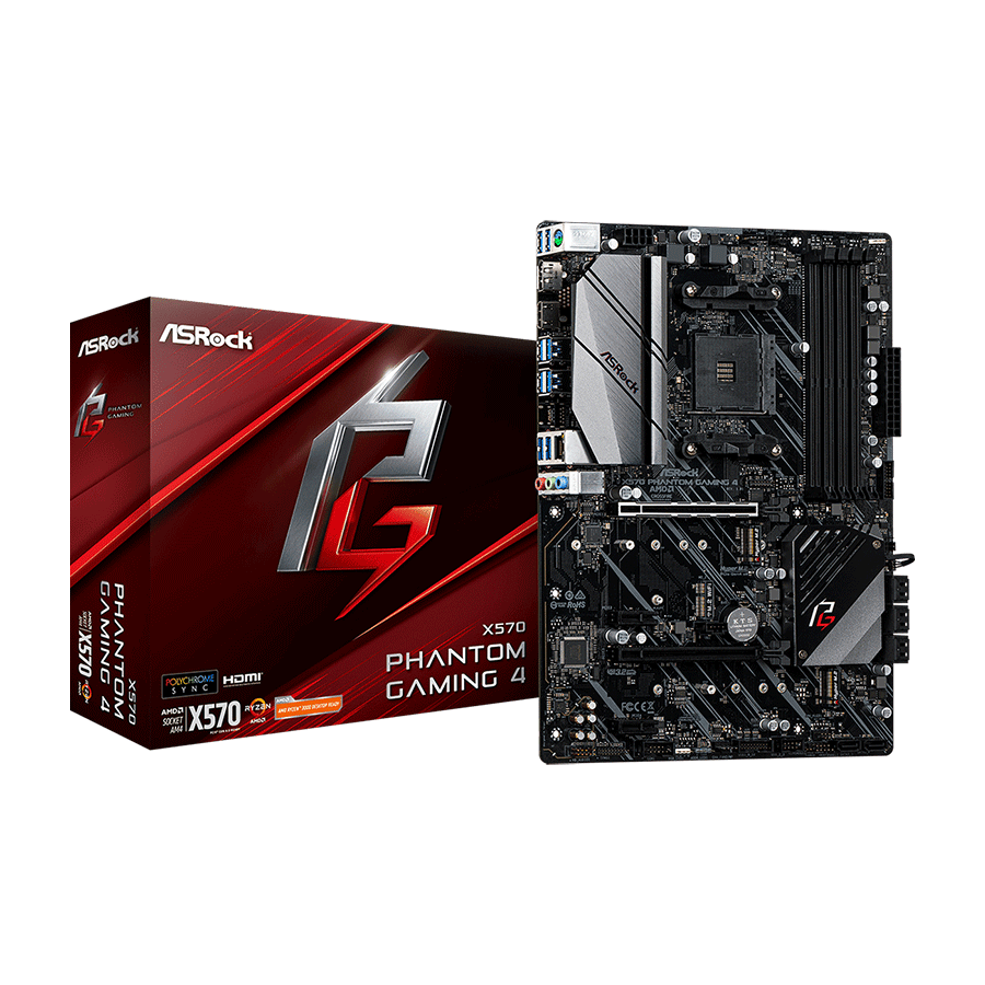 ASROCK X570 PHANTOM GAMING 4 AMD X570;AM4;4xDDR4 8xSATA;HDMI,DP;ATX