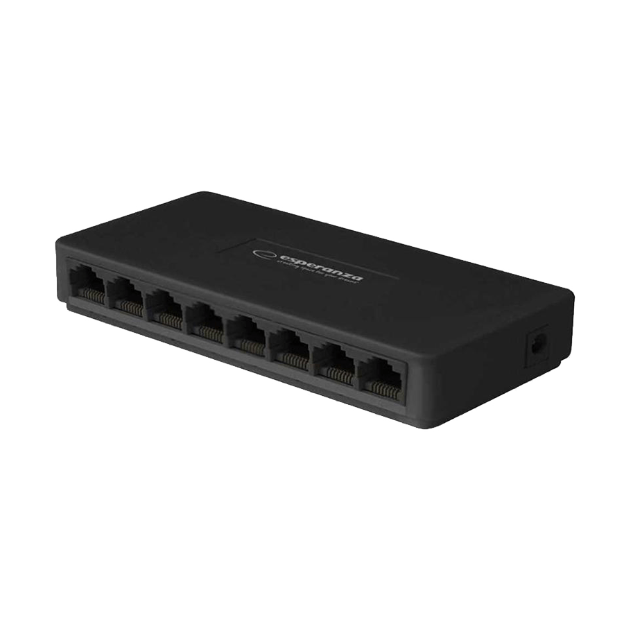 SWITCH 8 portni ESPERANZA  ETHERNET SWITCH 10/100/1000 NOVA, ENS104