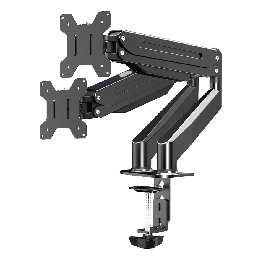 NOSAČ ZA DVA MONITORA ESPERANZA DESK HOLDER WITH GAS SPRING FOR 2 COMPUTER MONITORS 17"-27" MACHE, ERW020