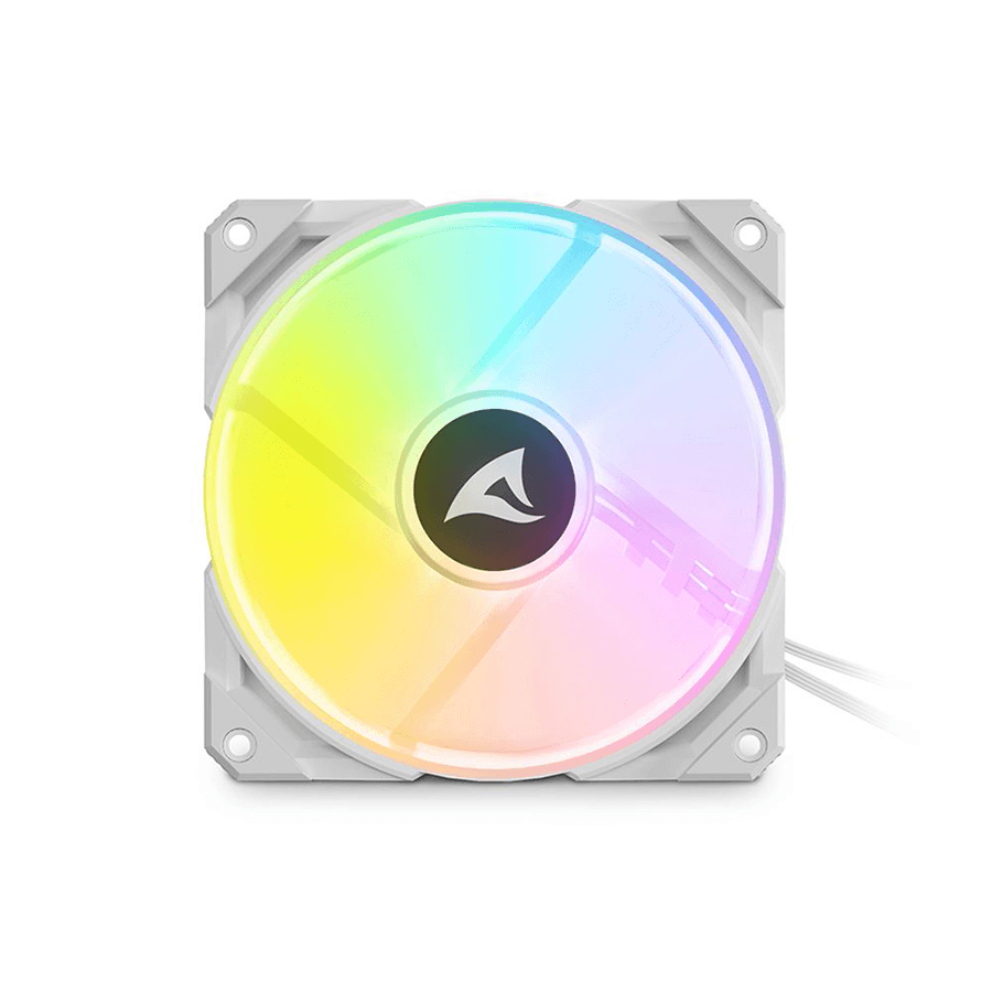 Ventilator Sharkoon Rebel F50 PWM ARGB White, 120mm
