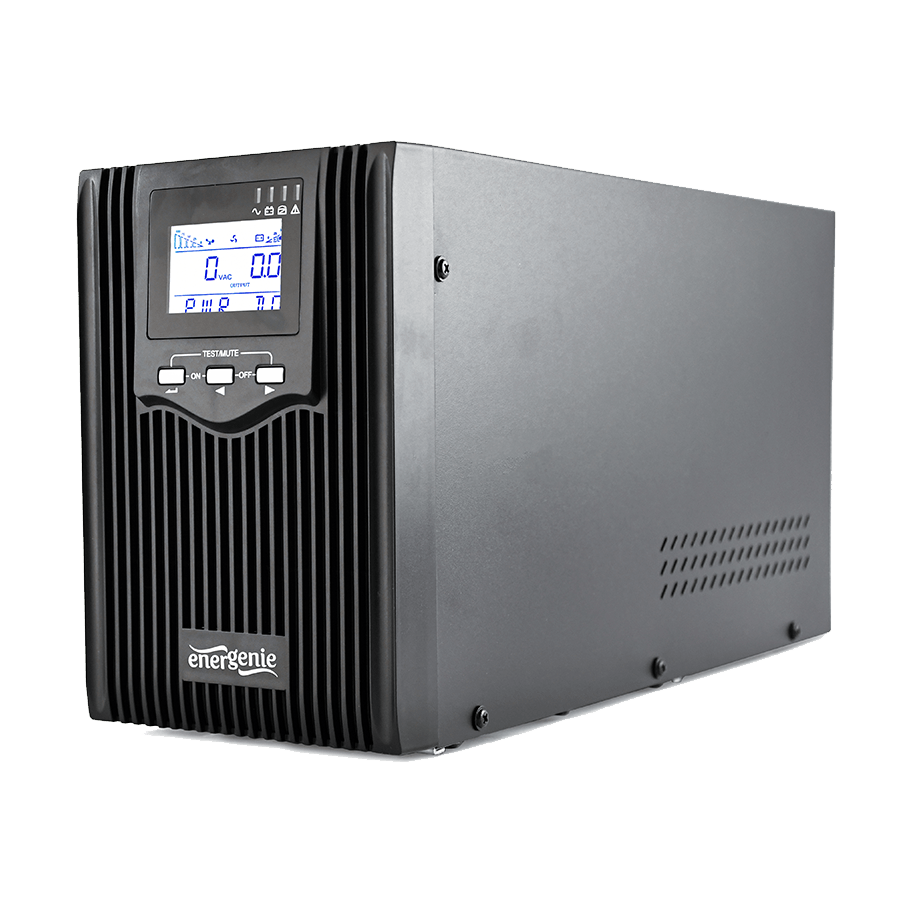 UPS GEMBIRD EG-UPS-PS2000-02, 2000 VA 1600W pure sine wave, USB, AVR, LCD